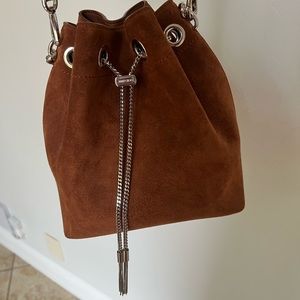 Jimmy Choo brown Suede bonbon